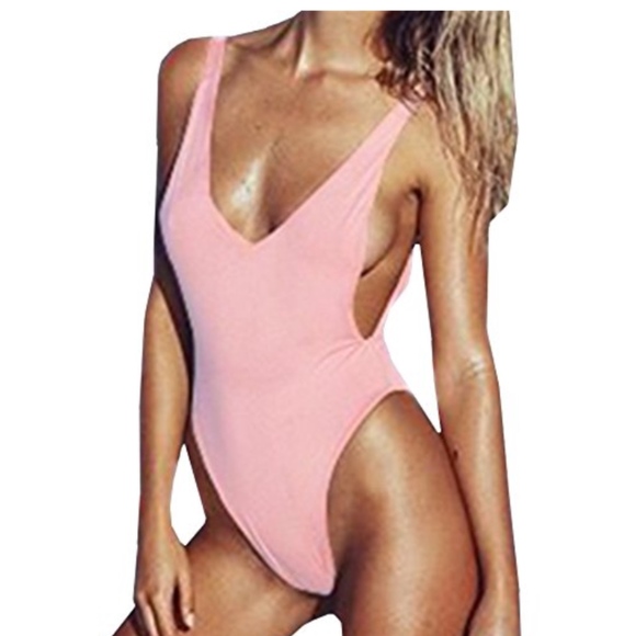 Other - Deep V backless one piece monokini